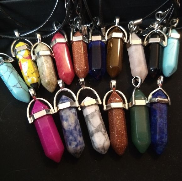 REIKI CHAKRA NECKLACE Healing Gemstone Crystal
